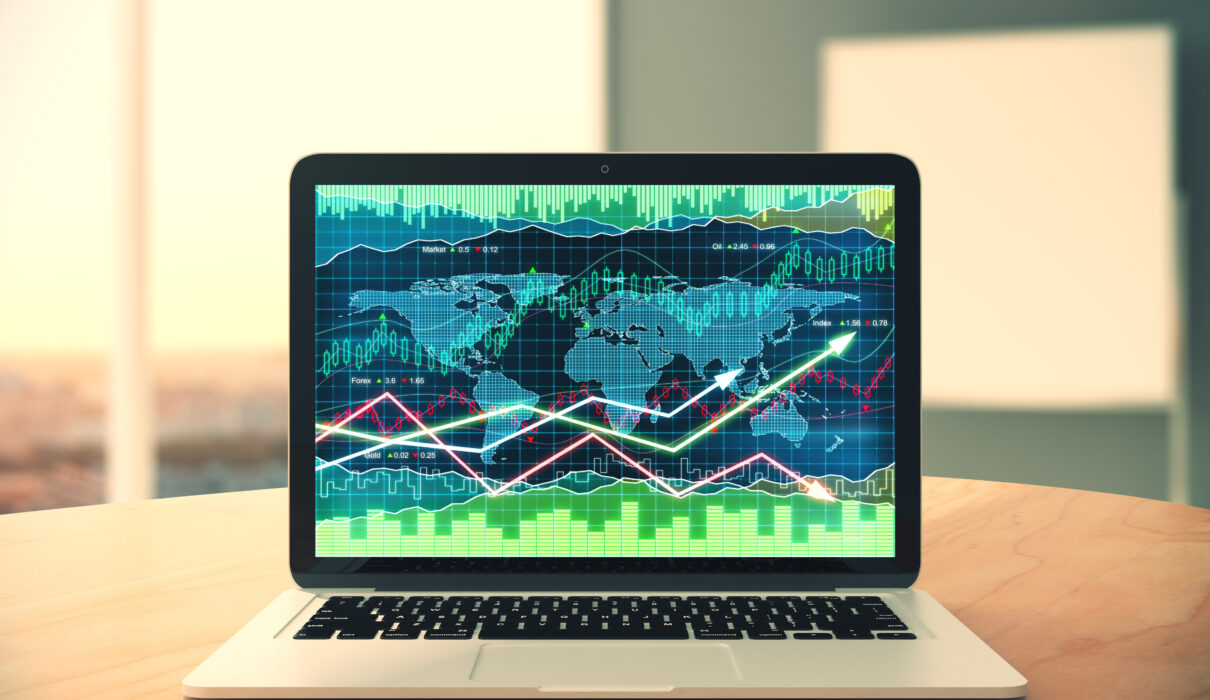 laptop screen with business chart with arrows on w 2026 01 11 08 38 56 utc scaled