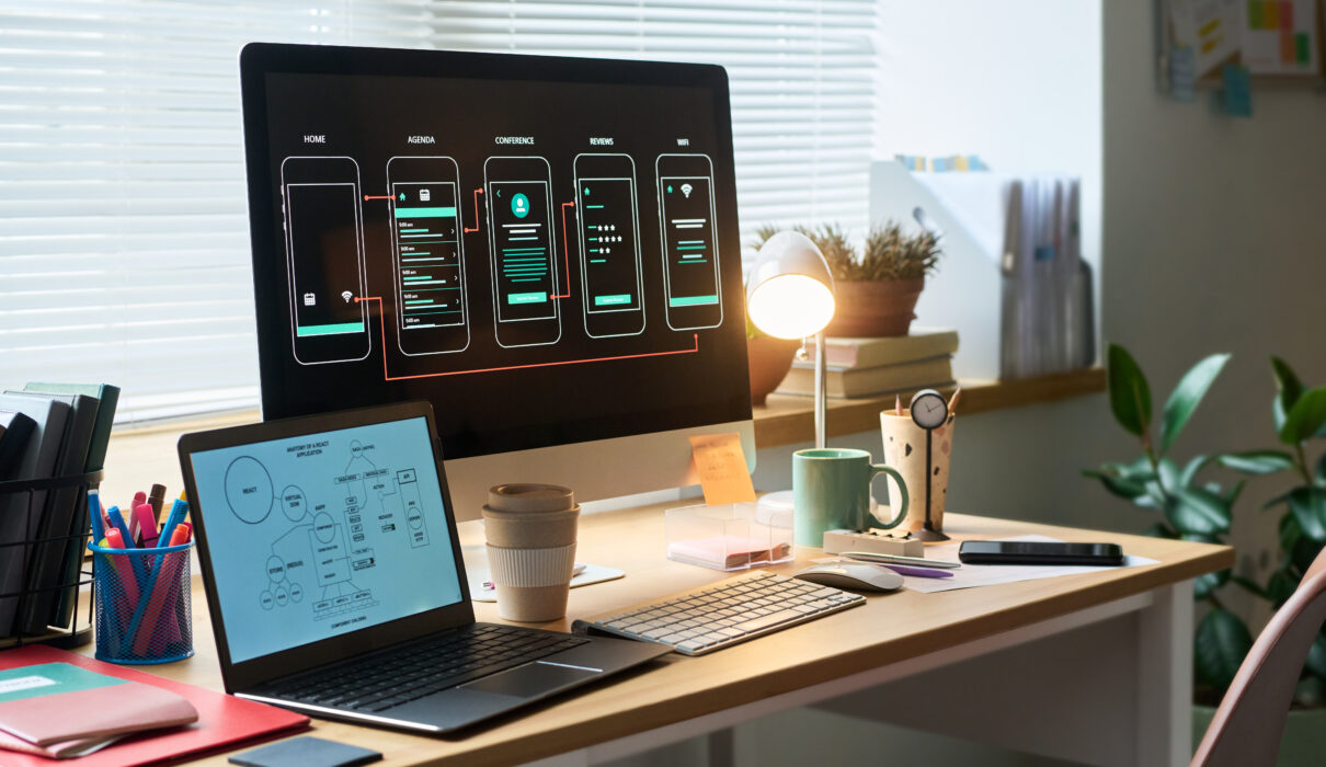man working on mobile app design at modern office 2026 01 11 10 34 30 utc scaled