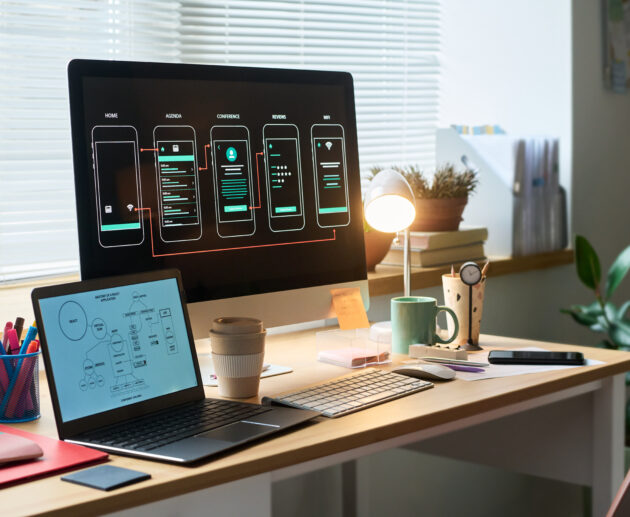 man working on mobile app design at modern office 2026 01 11 10 34 30 utc scaled