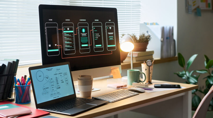 man working on mobile app design at modern office 2026 01 11 10 34 30 utc scaled