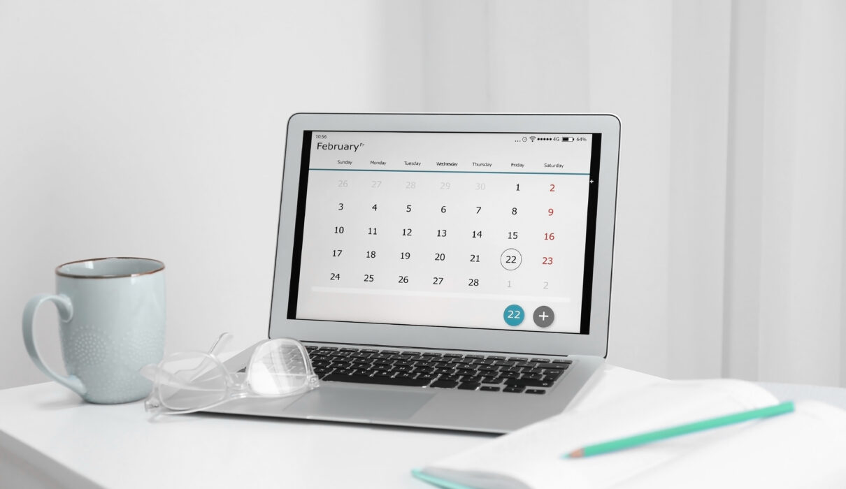 modern laptop with calendar on screen in office 2026 01 11 11 04 33 utc scaled