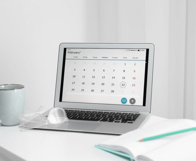 modern laptop with calendar on screen in office 2026 01 11 11 04 33 utc scaled